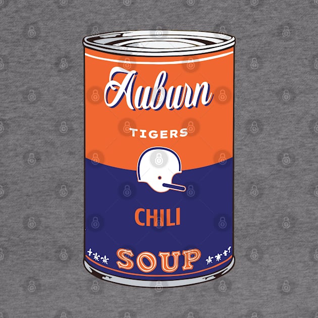 Auburn Tigers Soup Can by Rad Love